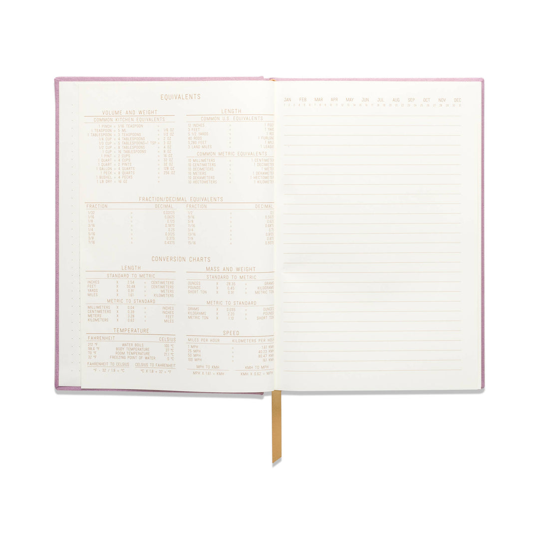 Suede Journals - Arch Dot Blue
