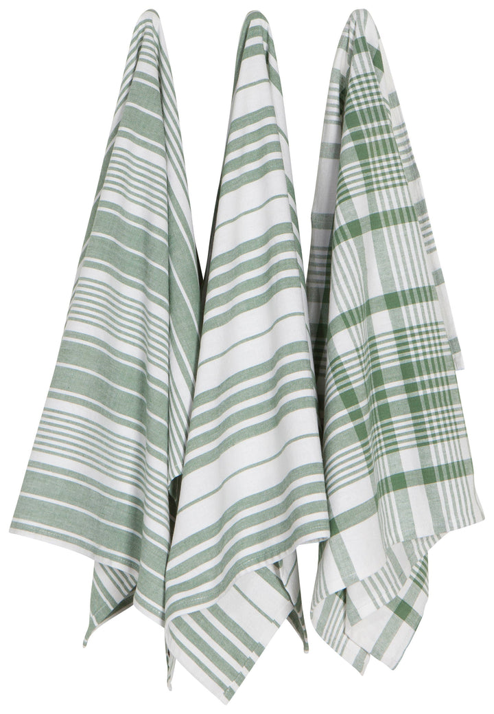 Elm Green Jumbo Dishtowels Set of 3