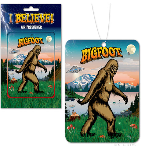 I Believe in Bigfoot Air Freshener