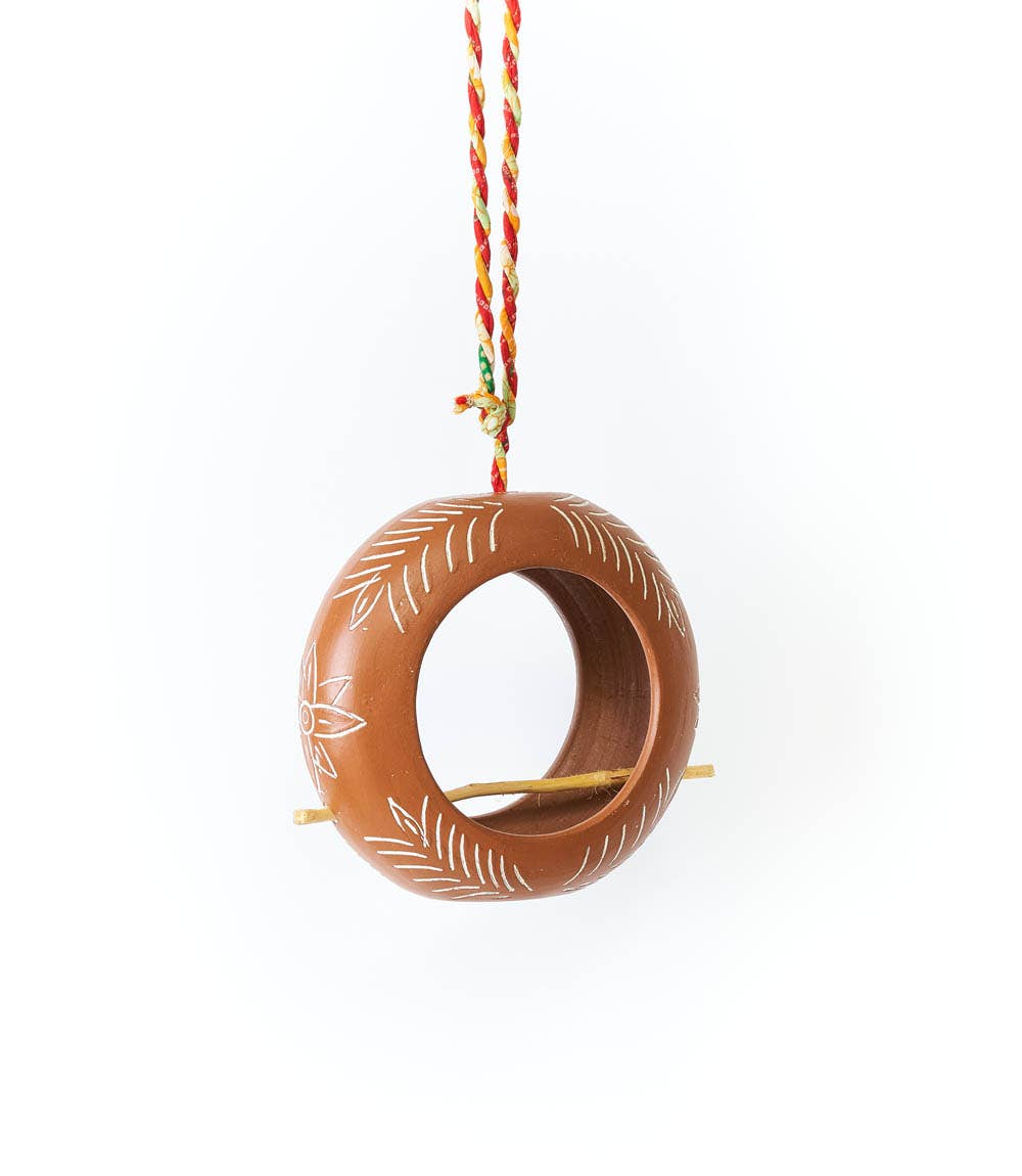 Vasanta Hanging Birdhouse - Terracotta