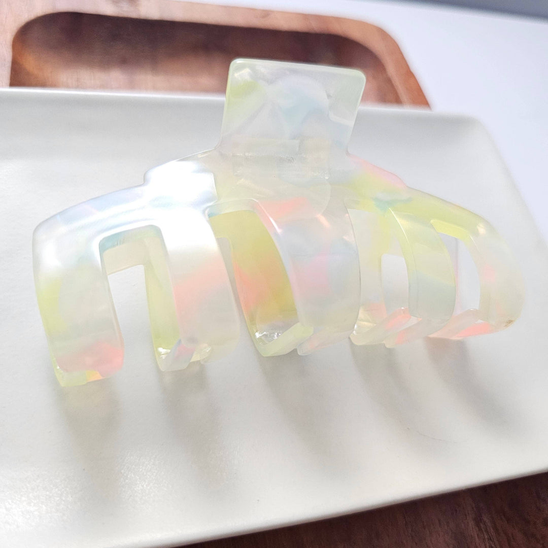 Catherine Hair Claw - Iridescent Neon