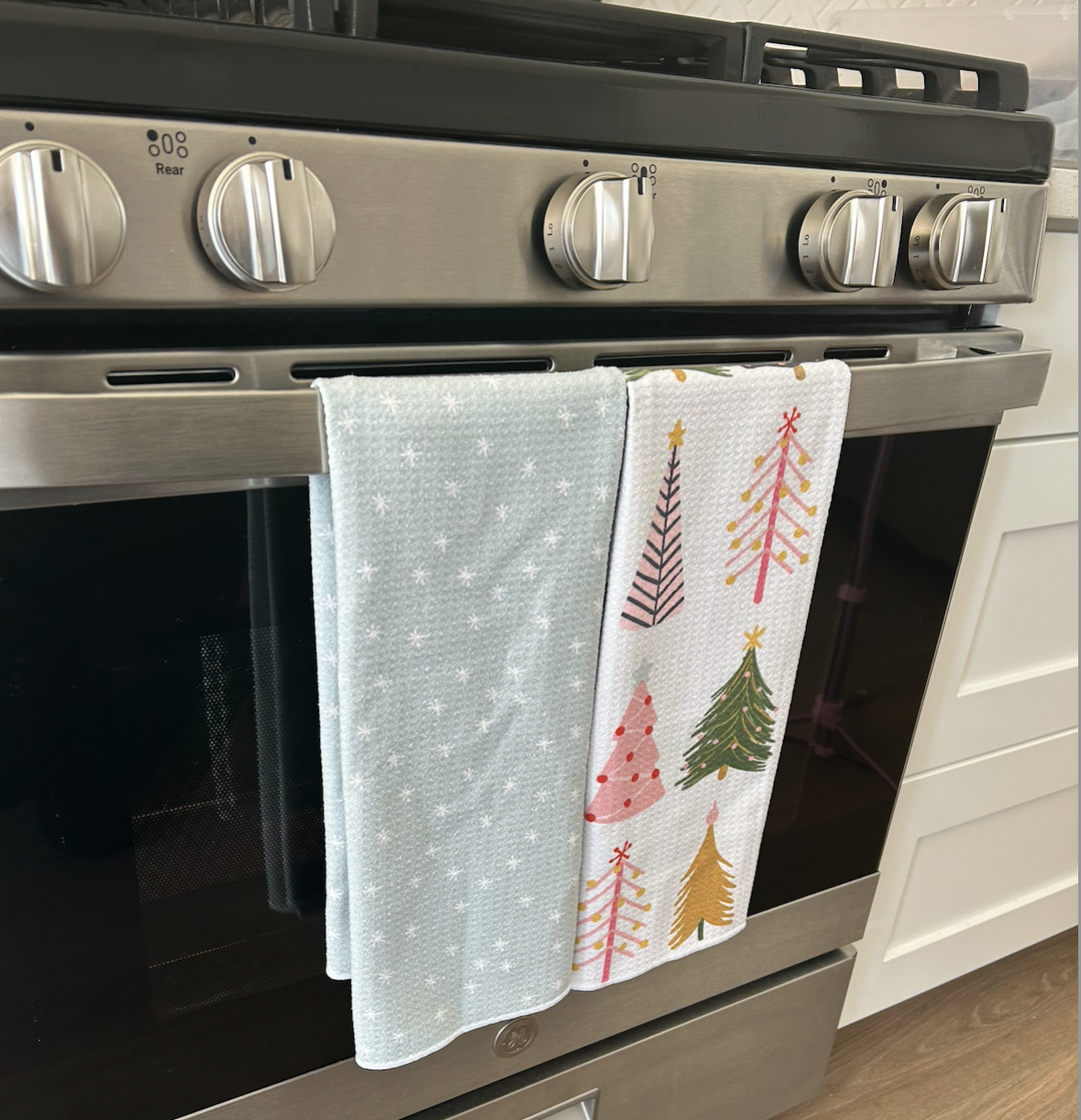 HOLIDAY Christmas Trees Kitchen Towel