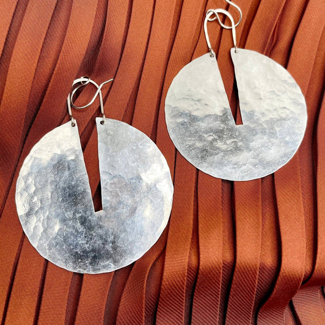 Handmade Good Measure Earrings: Gold / Large