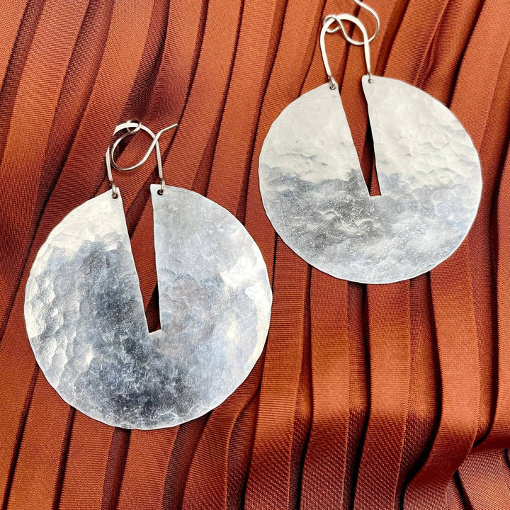 Handmade Good Measure Earrings: Gold / Large