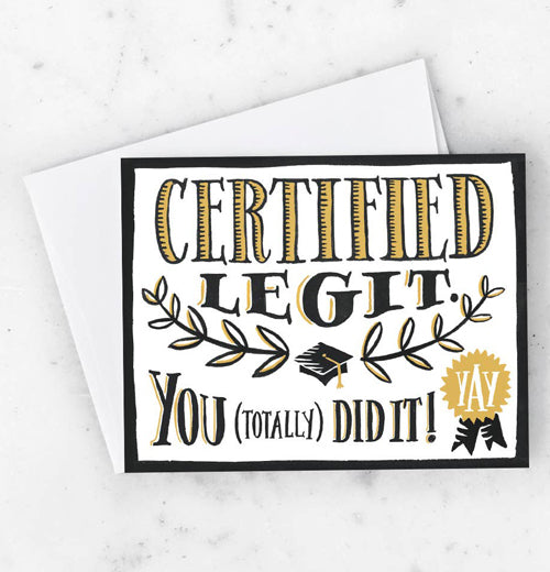 Certified Legit Card