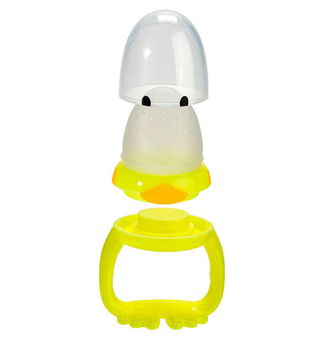 Silicone Duck Fresh Food Feeder and Teether