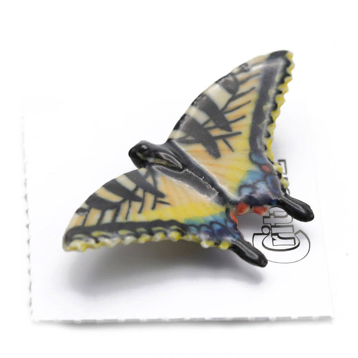 Tiger Swallowtail Butterfly Porcelain Miniature