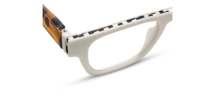 Bernadette (Blue Light): White/Tokyo Tortoise / Reading / 2.00