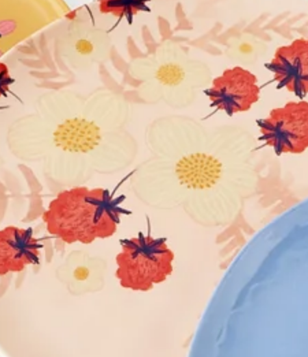 Berries &amp; Florals 11" Melamine Plate