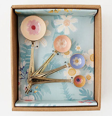 Set of 4 Berries And Florals Measuring Spoon