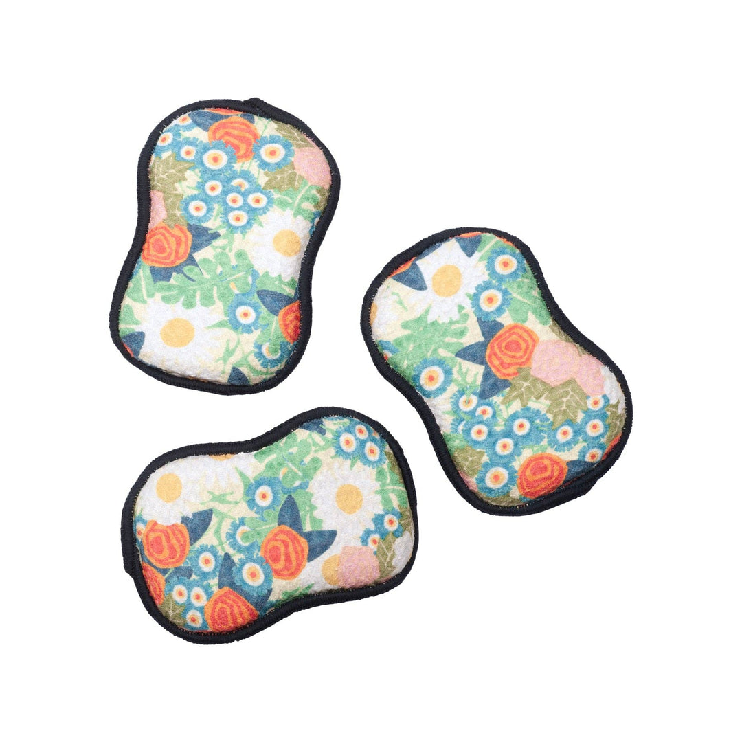 RE:usable Sponges (Set of 3) - ME Vintage Calico: Multi