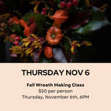 Fall Wreath Making Class