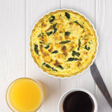 Porcelain Creme Brulee Dish – 5in Round Fluted Ramekin