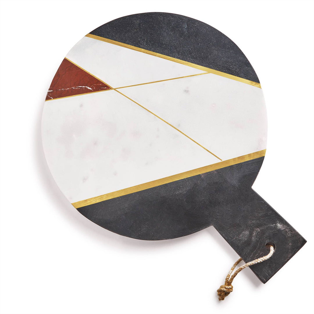 Sardinia Marble &amp; Gold Cheese Board, Large
