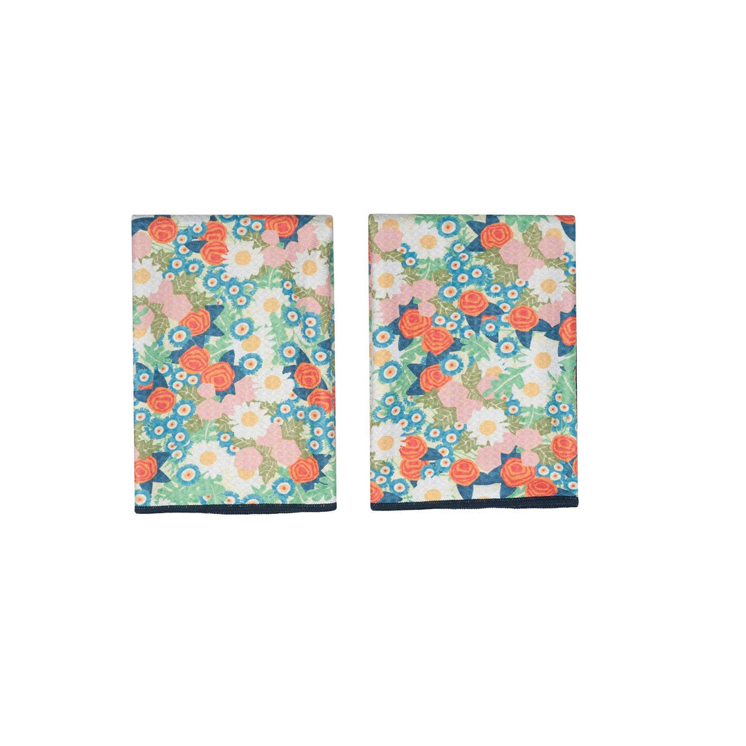 Double Duty (set of 2) Reversible - ME Vintage Calico: Multi