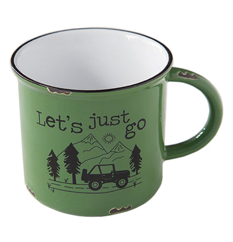 Let's Just Go Camp Mug