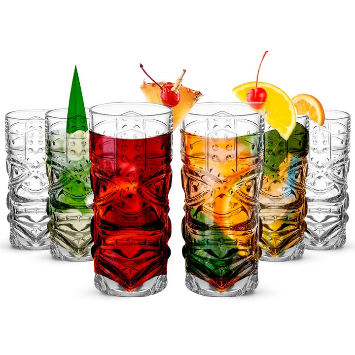 Clear Tiki Glasses -15oz (1pc)