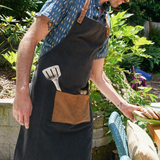 Canvas Grilling Apron w/ Pocket