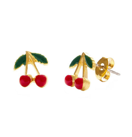 Cherry Stud Earrings