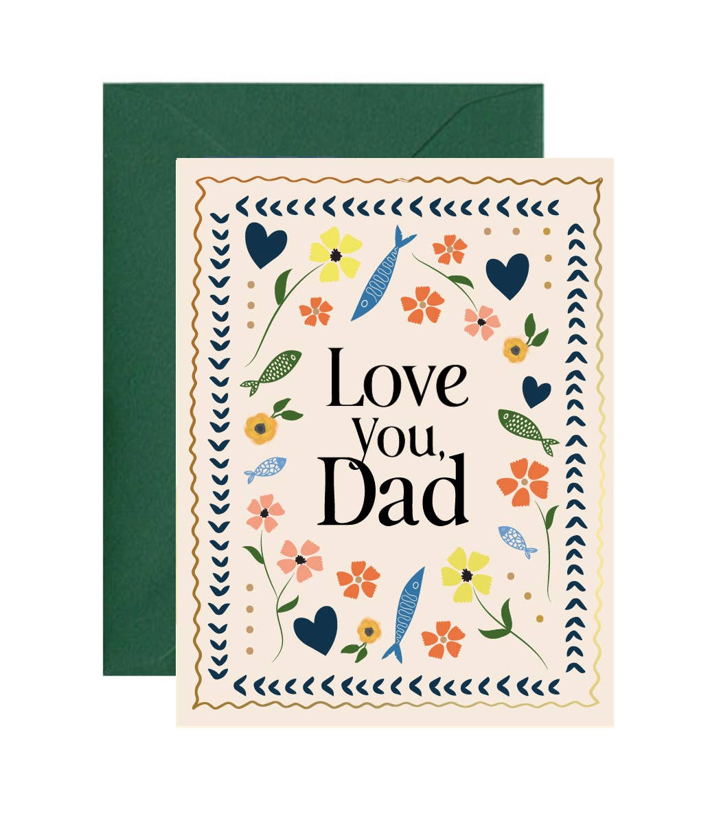 Mosaic Dad Floral Father&