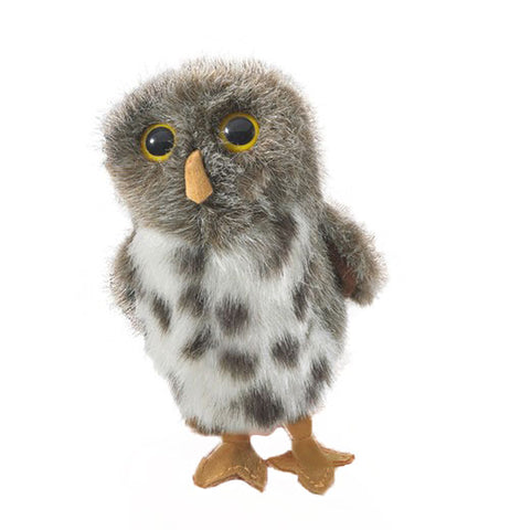 Mini Spotted Owl Finger Puppet