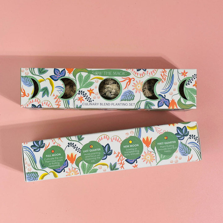 Moon Phase Culinary Parsley and Basil Seed Balls