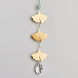 Suncatcher- Botanical Leaf/Amazonite
