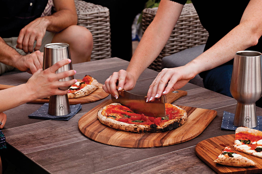Ironwood Napoli Pizza Peel, Acacia Wood, 0.5" x 14" x 14"