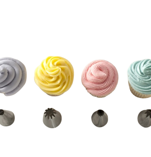 6 Piece Jumbo Decorating Tip Set