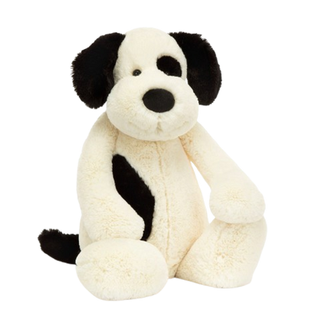 Bashful Black & Cream Puppy Big