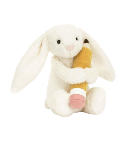 Bashful Bunny with Pencil