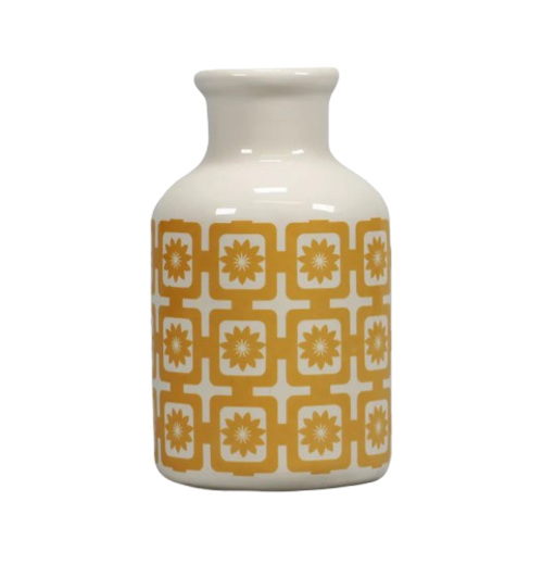 Ceramic Vase Tiles Design Yellow