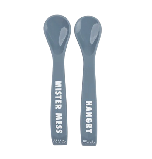 Hangry Mister Mess Spoon Set-Blue