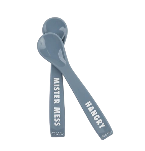 Hangry Mister Mess Spoon Set-Blue