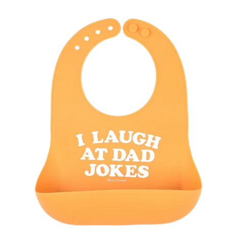 I laugh at Dad Jokes Wonder Bibs