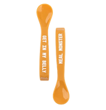 Meal Monster Get In Belly Spoon Set-Orange