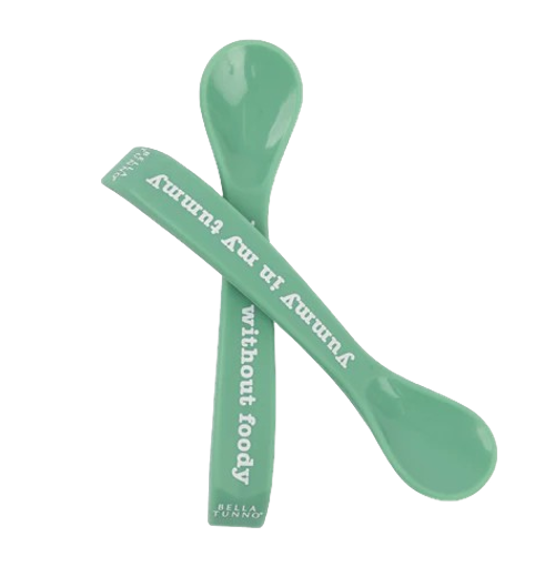 Moody Yummy Tummy Spoon Set -Blue
