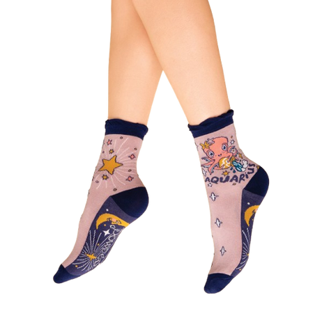 Zodiac Socks: Aquarius