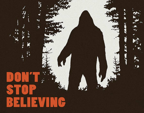 Don't Stop Believing Tin Sign