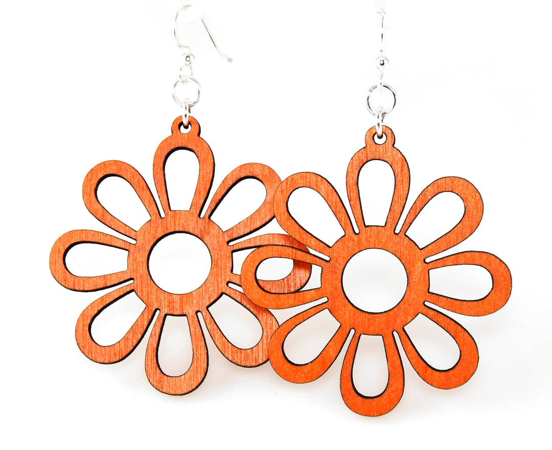 Sunflower Earrings: Cinnamon