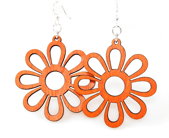 Sunflower Earrings: Cinnamon