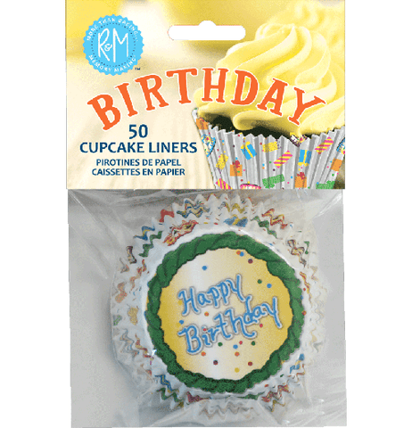 Birthday Cupcake Liners