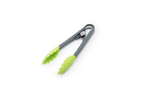 Mini Silicone Tong, Green, 7"