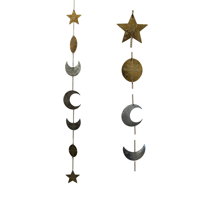 Sun, Moon &amp; Star String Garland Suncatcher
