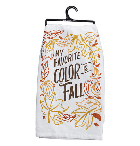 Thanksgiving "Color of Fall" Dish Towel