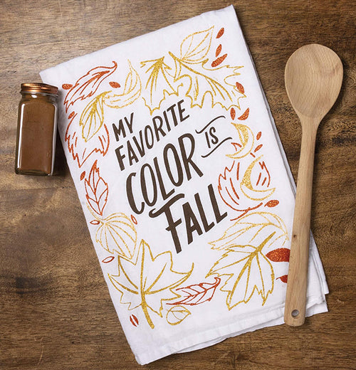 THANKSGIVING "Color of Fall" Dish Towel