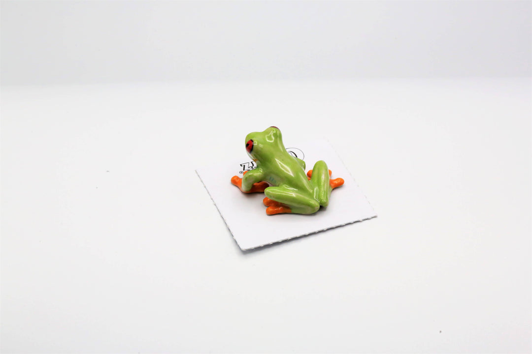Clinger Red-Eyed Frog Porcelain Miniature
