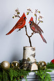 Cardinals on Dogwood - Painted