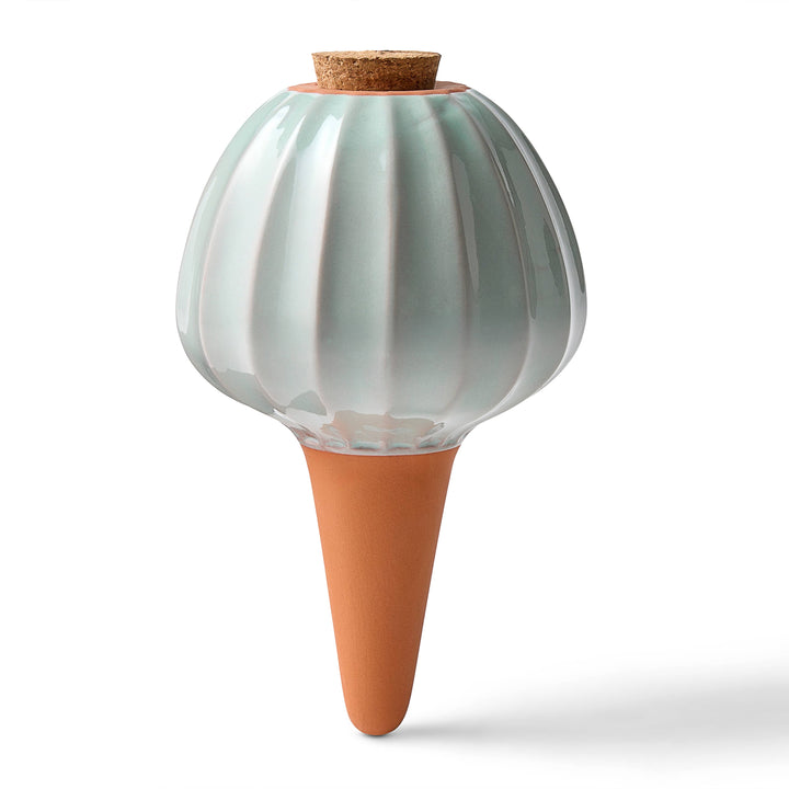 Terracotta Watering Bulb: Sage