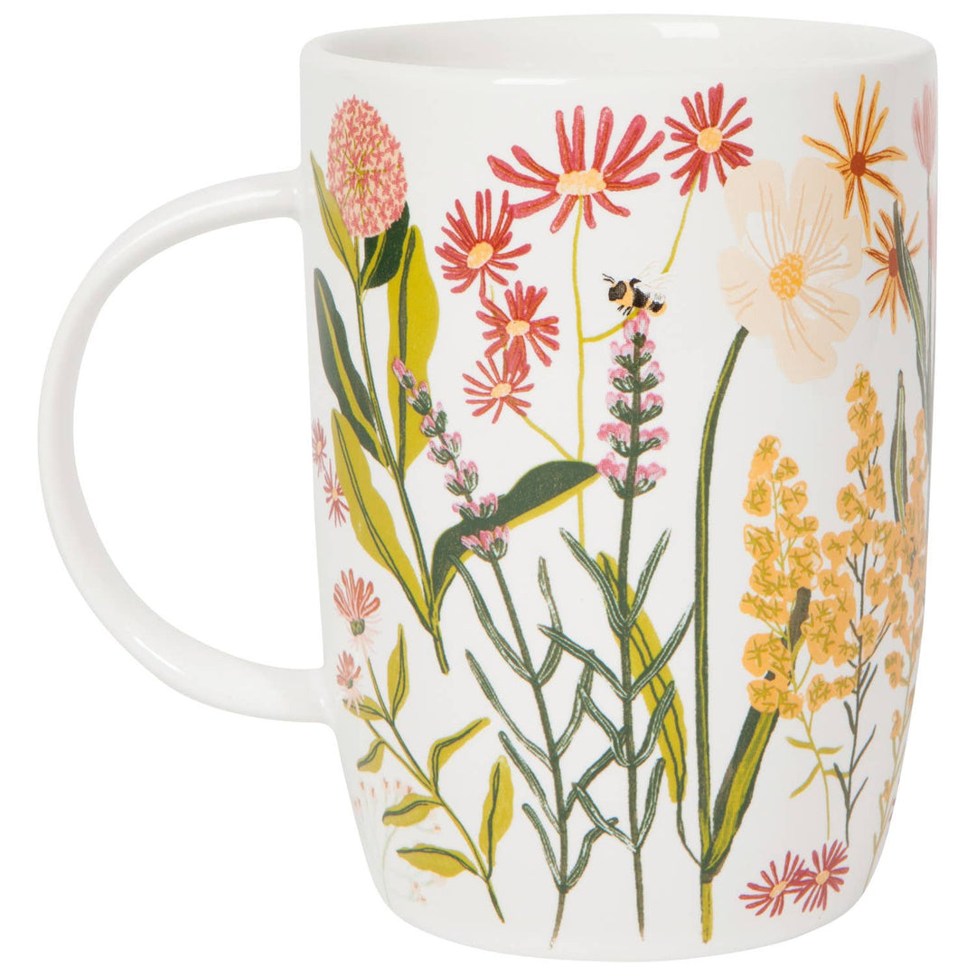 Mug Tall Bees &amp; Blooms